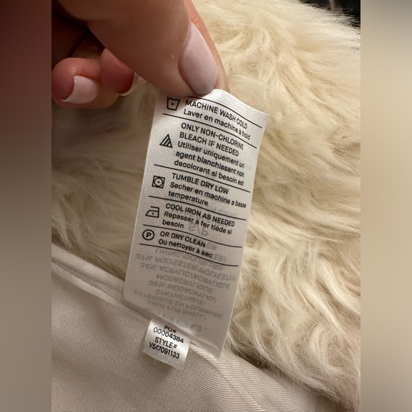 Vince Faux Shearling Fur Coat Jacket - Picture 11 of 12